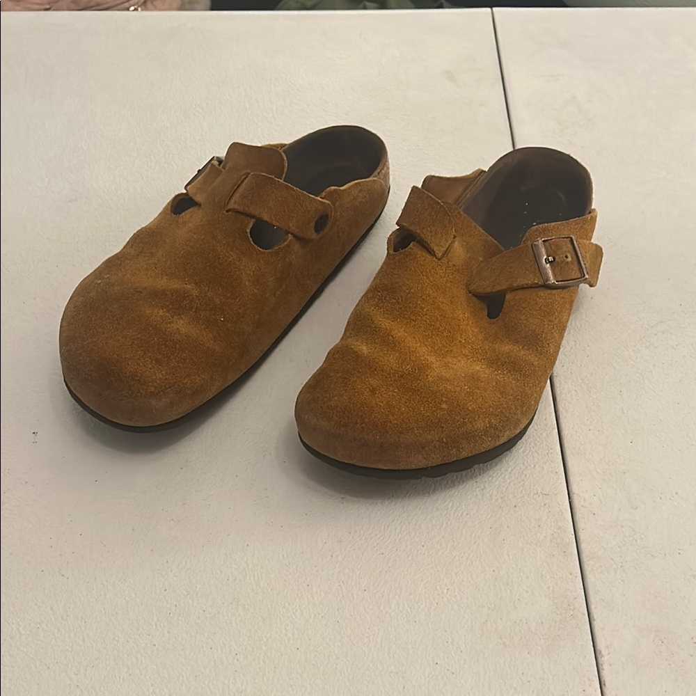 Birkenstock Boston Clogs, Mink - Size 43